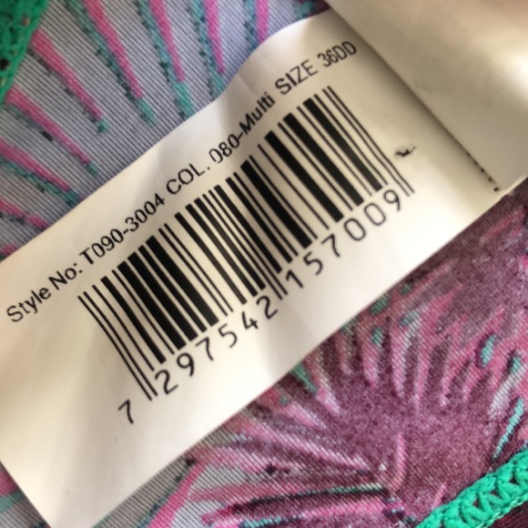 💥HP💥PROFILE modern (36DD) Swim Top - Picture 6 of 9